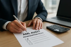 AML audit remediation plan that holds up
